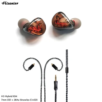 H3 Hybrid Hifi Custom In-Ear Monitor Earphone for Phone 2DD 2BAs with 1.2M OCC Detachable Cable
H3 Hybrid Hifi Custom In-Ear Monitor Earphone for Phone 2DD 2BAs with 1.2M OCC Detachable Cable