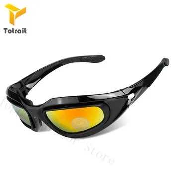 TOtrait C5 Army Goggles Desert Storm 4 Lens Outdoor Military Hunting Sunglasses Anti For Desert War Game Tactical Glasses
TOtrait C5 Army Goggles Desert Storm 4 Lens Outdoor Military Hunting Sunglasses Anti For Desert War Game Tactical Glasses