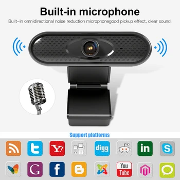 720P/1080P Mini Webcam Laptops Desktops USB Webcam For Live Video Conference Built-in Microphone Conference Webcam
720P/1080P Mini Webcam Laptops Desktops USB Webcam For Live Video Conference Built-in Microphone Conference Webcam