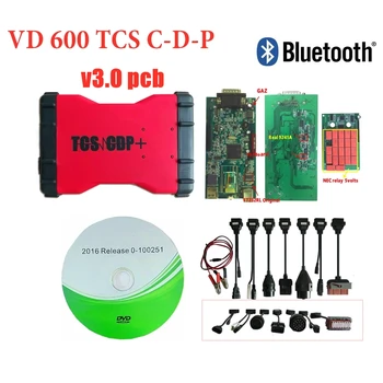 Best quality v3.0 Green pcb VD600 with bluetooth 2016R0 keygen obd scanner for delphis VD TCS C-D-P OBD2 car diagnostic tool 
Best quality v3.0 Green pcb VD600 with bluetooth 2016R0 keygen obd scanner for delphis VD TCS C-D-P OBD2 car diagnostic tool
