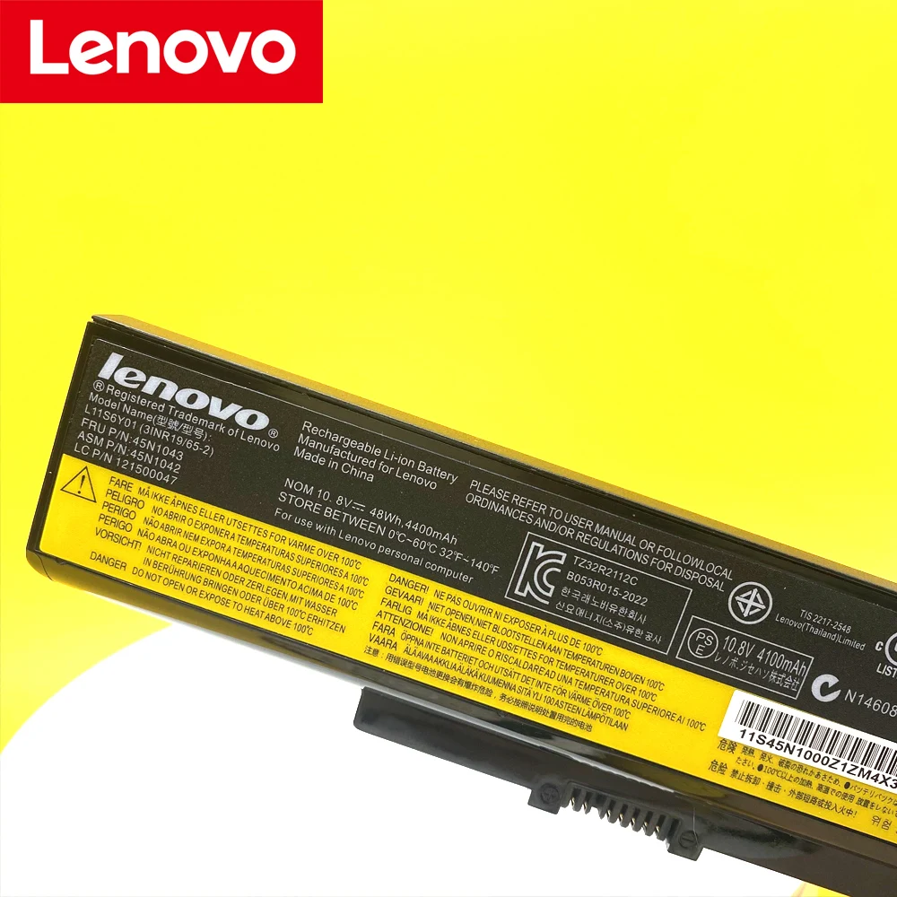 

NEW Original 45N1042 45N1043 For Lenovo ThinkPad Edge V480 E49L V490 B480 B485 B490 B495 M480 M490 M495 B580 Laptop Battery