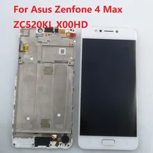 Bloc écran tactile LCD de remplacement avec châssis, 5.2 pouces, pour Asus Zenfone 4 Max ZC520 ZC520KL X00HD=