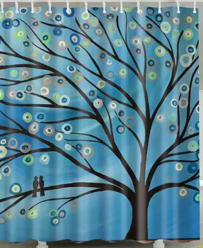 Tree With Peacock Feathers Bathroom Shower Curtain Polyester Hooks
Tree With Peacock Feathers Bathroom Shower Curtain Polyester Hooks