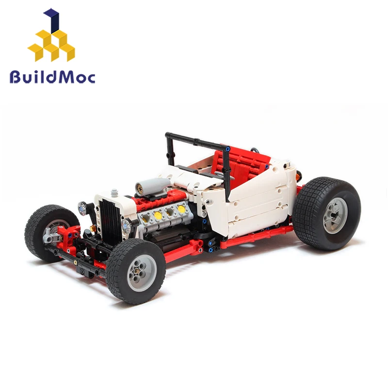 BuildMoc Classic Car Building Blocks For Technic Bucket Mechanical Vintage Roadster Vehicle City Models Bricks Toys Boys
BuildMoc Classic Car Building Blocks For Technic Bucket Mechanical Vintage Roadster Vehicle City Models Bricks Toys Boys
