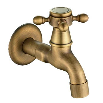 Antique Vintage Brass Wall Mounted Swivel Knob Water Faucet Taps Garden Bathroom Basin Faucet Mop Water Machine Tap 
Antique Vintage Brass Wall Mounted Swivel Knob Water Faucet Taps Garden Bathroom Basin Faucet Mop Water Machine Tap
