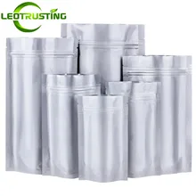 100pcs Stand up Aluminum Foil Zip Lock Packaging Mylar Food Storage Bag Resealable Heat Sealing Sunproof Oilproof Storage Bags 
100pcs Stand up Aluminum Foil Zip Lock Packaging Mylar Food Storage Bag Resealable Heat Sealing Sunproof Oilproof Storage Bags