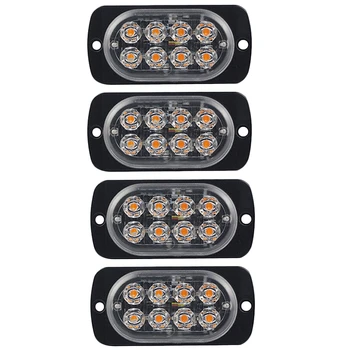 4 Pack 8-Led Flash Recovery Warning Strobe Car Auto Urgency Emergency Beacon Signal Light Fog Warning Hazard Flashing Light Yell
4 Pack 8-Led Flash Recovery Warning Strobe Car Auto Urgency Emergency Beacon Signal Light Fog Warning Hazard Flashing Light Yell