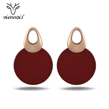 Viennois Dangle Earrings For women Rose Gold Plated ear pins Fashion Jewelry Trendy Round Dangle Earrings 
Viennois Dangle Earrings For women Rose Gold Plated ear pins Fashion Jewelry Trendy Round Dangle Earrings