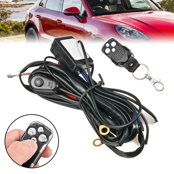 Mayitr 1set 12V 40A LED Fog Light Bar Relay Remote Control Wiring Harness Switch + Remote Control Kit
Mayitr 1set 12V 40A LED Fog Light Bar Relay Remote Control Wiring Harness Switch + Remote Control Kit