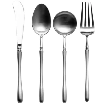Stainless Steel Cutlery Set Tableware Silverware Set Western Food Fork Knife Dinnerware Set
Stainless Steel Cutlery Set Tableware Silverware Set Western Food Fork Knife Dinnerware Set