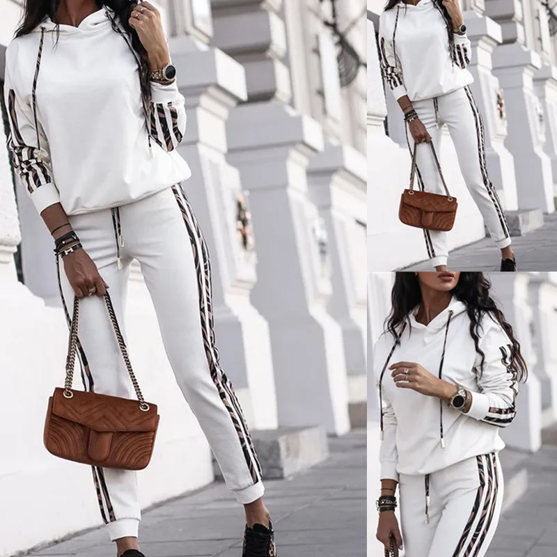 Autumn Winter Tracksuit Women Two Piece Set Hooded PU Long Sleeve Sweatshirt Top and Pants Leisure Sports Suit Casual Outfits
Autumn Winter Tracksuit Women Two Piece Set Hooded PU Long Sleeve Sweatshirt Top and Pants Leisure Sports Suit Casual Outfits