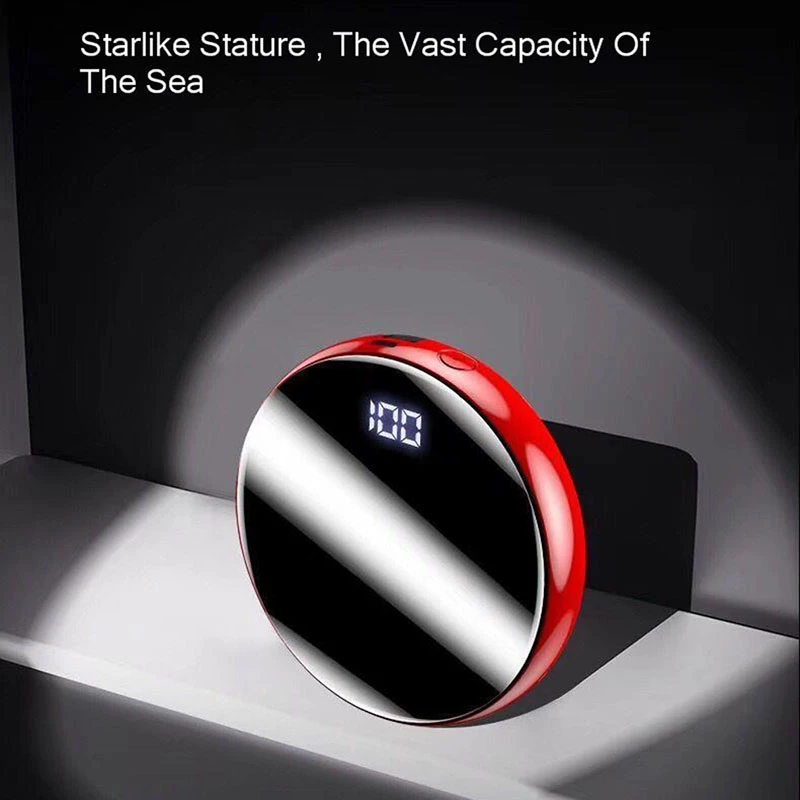Vogek Mini Power Bank Mirror Screen10000mAh Portable Charging PowerBank USB Digital Disply External Battery Charger
Vogek Mini Power Bank Mirror Screen10000mAh Portable Charging PowerBank USB Digital Disply External Battery Charger