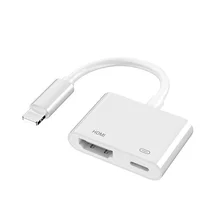New Lightning to HDMI-Compatible converter Adapter Suitable for iPhone ipad Apple mobile phone to TV with the same screen cable
New Lightning to HDMI-Compatible converter Adapter Suitable for iPhone ipad Apple mobile phone to TV with the same screen cable