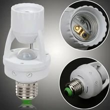 E27 LED Lamp Bulb Holder Light Socket Switch Infrared PIR Motion Sensor 110-240V Infrared Sensor Switch Induction lamp holder
E27 LED Lamp Bulb Holder Light Socket Switch Infrared PIR Motion Sensor 110-240V Infrared Sensor Switch Induction lamp holder