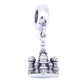 Authentic 925 Sterling Silver Bead Charm Vintage ST. Basil's Cathedral Pendant Beads Fit Pandora Bracelet Bangle Jewelry 
Authentic 925 Sterling Silver Bead Charm Vintage ST. Basil's Cathedral Pendant Beads Fit Pandora Bracelet Bangle Jewelry