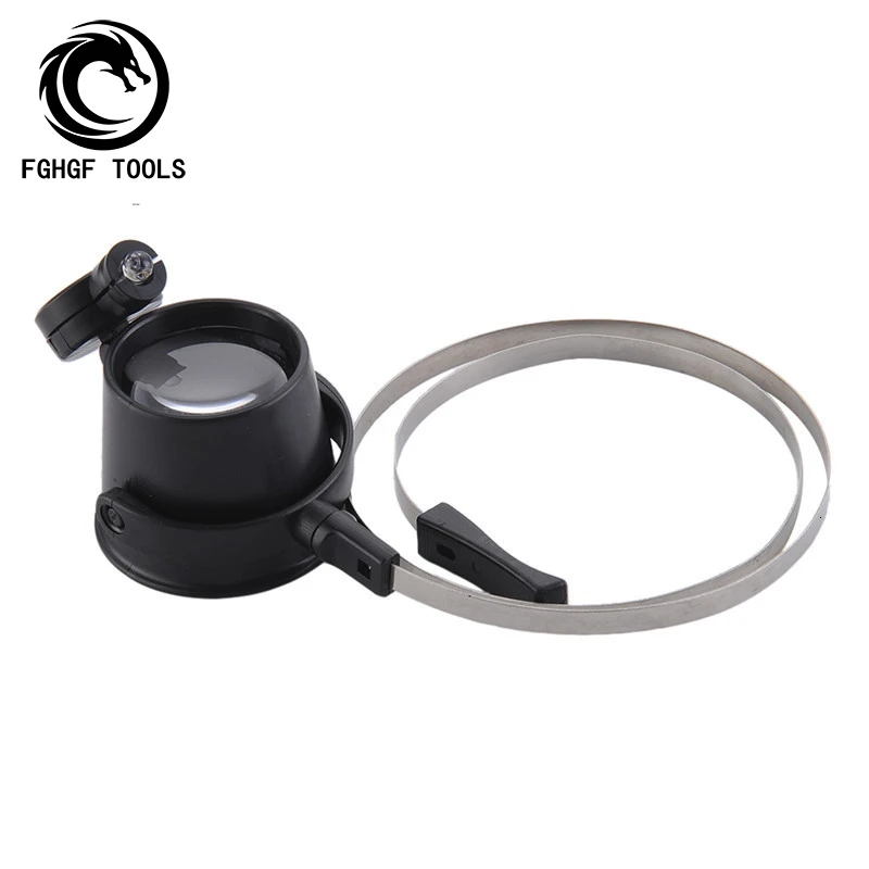 FGHGF 15x Led Hands Free Eye Loupe Repair Magnifier Headband ABS Acrylic Lens Metal For Jewelry Watchmaker
FGHGF 15x Led Hands Free Eye Loupe Repair Magnifier Headband ABS Acrylic Lens Metal For Jewelry Watchmaker