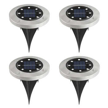 4pcs 8/20 LED Solar Ground Light Outdoor Garden Pathway Landscape Lawn Decor Gradient Lighting Waterproof Underground Floor Lamp 
4pcs 8/20 LED Solar Ground Light Outdoor Garden Pathway Landscape Lawn Decor Gradient Lighting Waterproof Underground Floor Lamp