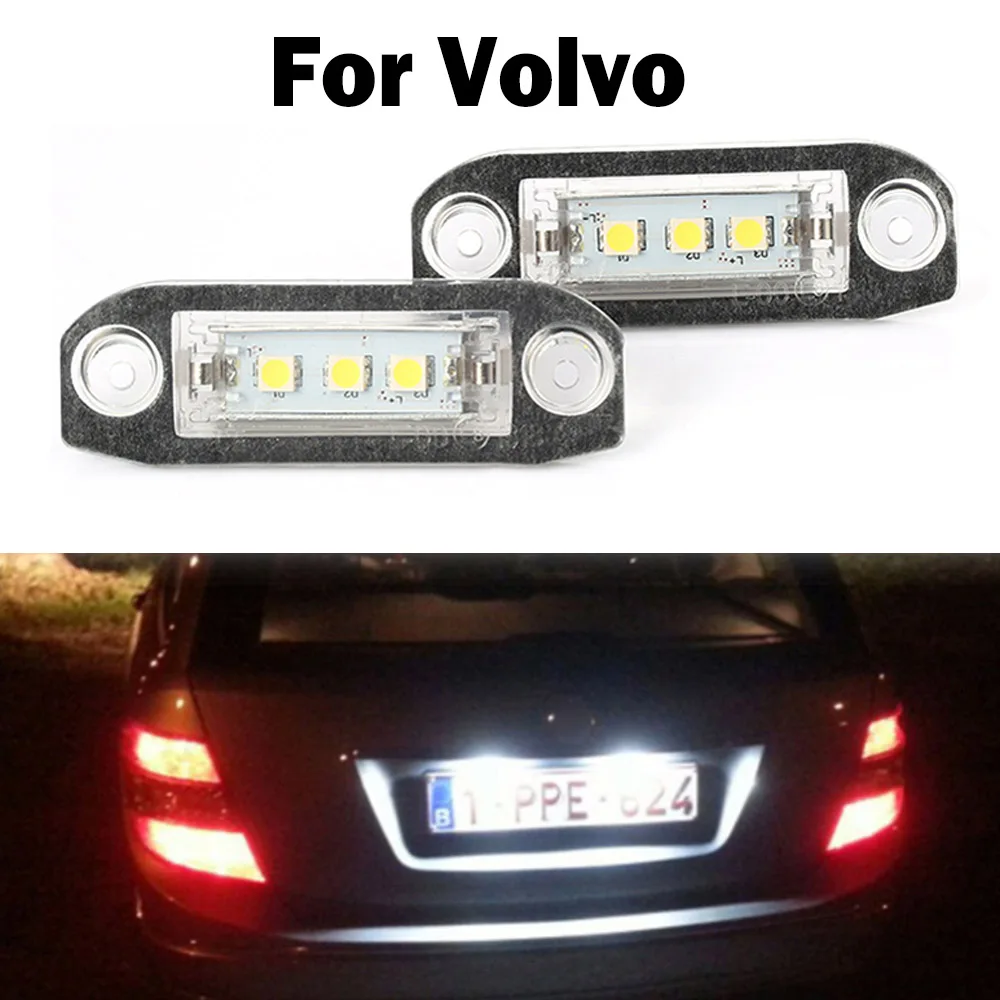 2Pcs For Volvo S80 XC90 S40 V60 XC60 S60 C70 V50 XC70 V70 LED Car number License Plate Lights lamp auto light assembly Rear Tail
2Pcs For Volvo S80 XC90 S40 V60 XC60 S60 C70 V50 XC70 V70 LED Car number License Plate Lights lamp auto light assembly Rear Tail