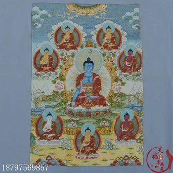 christmas Thangka brocade silk Tibetan Buddha decorative painting wall painting medicine Wang Buddha Seven Buddha halloween
christmas Thangka brocade silk Tibetan Buddha decorative painting wall painting medicine Wang Buddha Seven Buddha halloween