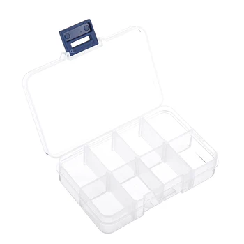 8 grid Plastic Box Practical Adjustable Compartment Jewelry Bead storage case Screw Holder Case Display Organizer
8 grid Plastic Box Practical Adjustable Compartment Jewelry Bead storage case Screw Holder Case Display Organizer