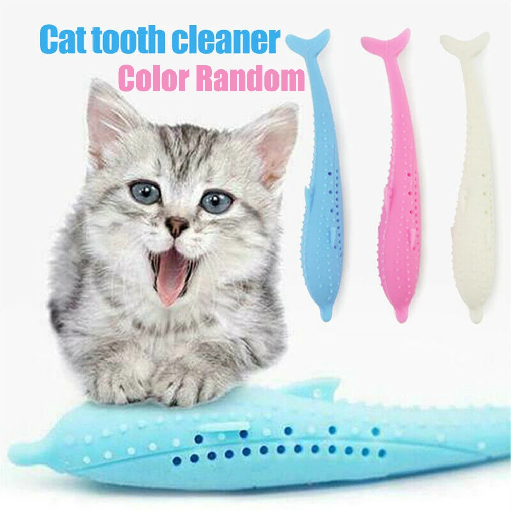 Soft Silicone Mint Fish Cat Toy Catnip Pet Toy Clean Teeth Toothbrush Chew Cats Toys
Soft Silicone Mint Fish Cat Toy Catnip Pet Toy Clean Teeth Toothbrush Chew Cats Toys
