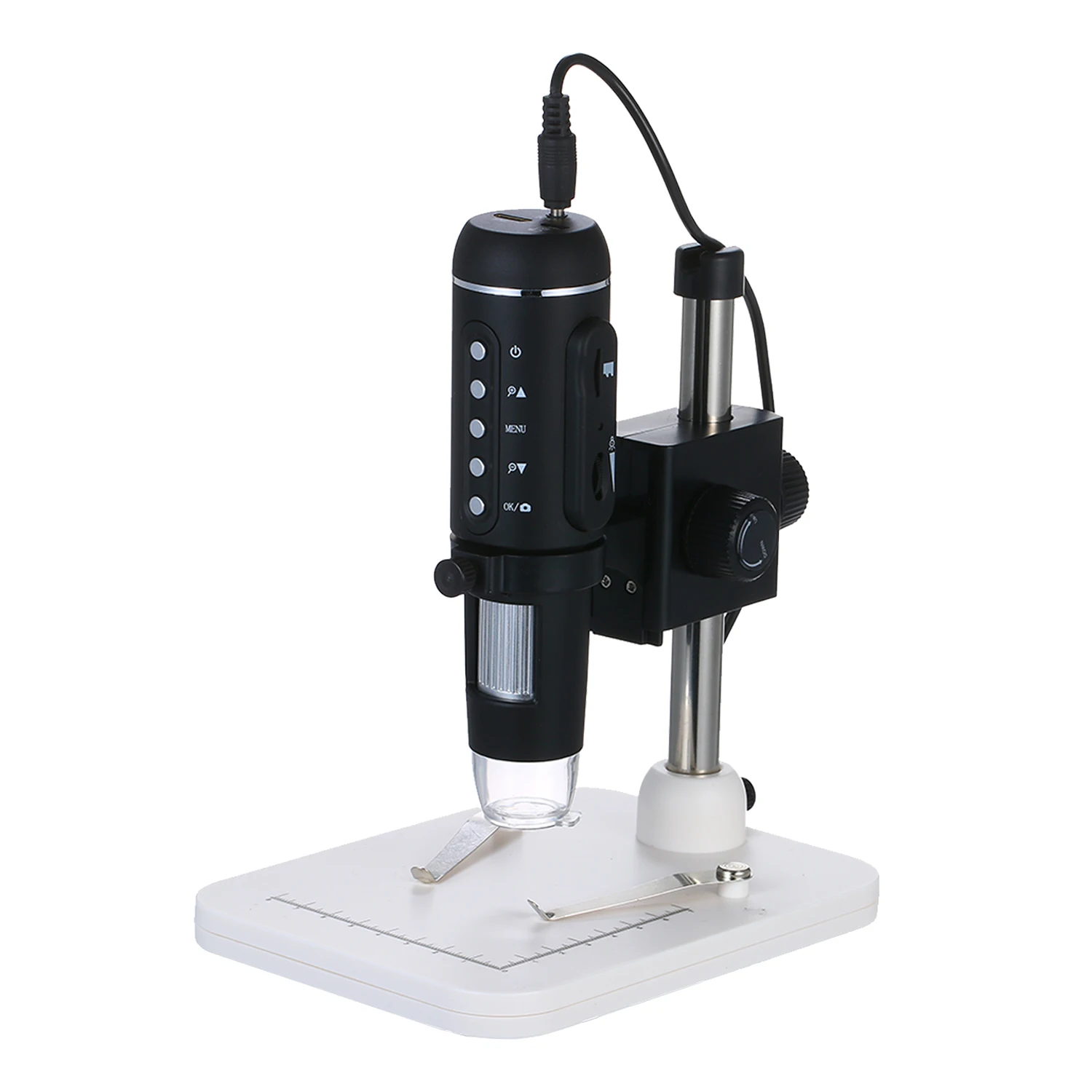 H1 1000X Digital 5MP HD1080P Adjustable Lumen 8LED Light Microscope Camera Magnifier with Base Stand Support Mouse with Computer
H1 1000X Digital 5MP HD1080P Adjustable Lumen 8LED Light Microscope Camera Magnifier with Base Stand Support Mouse with Computer