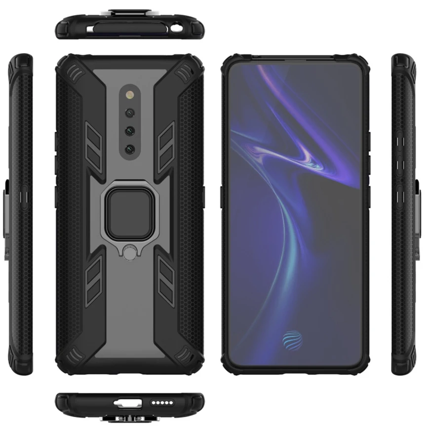 Jagged Warrior Mobile Shell Car Magnetic FOR:VIVO X27pro Ring Stand Shatter-proof Set Business Phone Case
Jagged Warrior Mobile Shell Car Magnetic FOR:VIVO X27pro Ring Stand Shatter-proof Set Business Phone Case