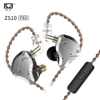 Original KZ ZS10 Pro 4BA+1DD Hybrid HiFi Earphone Noise Cancelling 10 Units In-Ear Headset Sport Stereo Earbuds
Original KZ ZS10 Pro 4BA+1DD Hybrid HiFi Earphone Noise Cancelling 10 Units In-Ear Headset Sport Stereo Earbuds