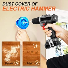 Electric Hammer Drill Dust Collector Cover Woodworking Dust Proof Ash Bowl Shroud for Drilling Must-Have Power Tool Accessories 
Electric Hammer Drill Dust Collector Cover Woodworking Dust Proof Ash Bowl Shroud for Drilling Must-Have Power Tool Accessories