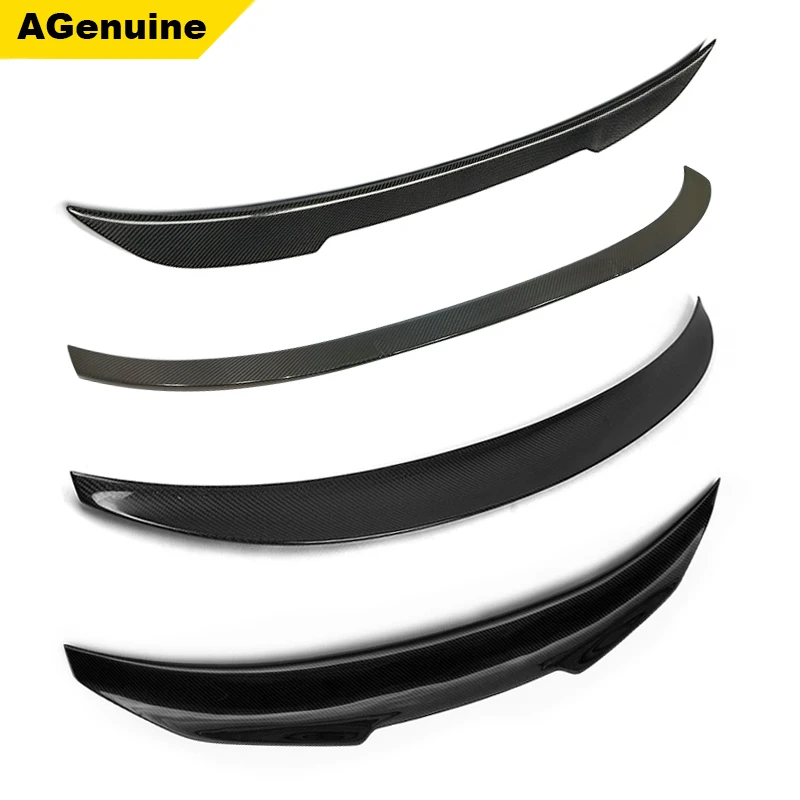 4 styles real Carbon fiber back boot lip spoiler wing auto rear trunk for BMW series F32 | Автомобили и мотоциклы