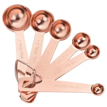 6Pcs Stainless Steel Measuring Spoons Cup Kitchen Cooking Baking Measuring Spoons Measuring Scoop Kitchen Tool cuchara medidora
6Pcs Stainless Steel Measuring Spoons Cup Kitchen Cooking Baking Measuring Spoons Measuring Scoop Kitchen Tool cuchara medidora