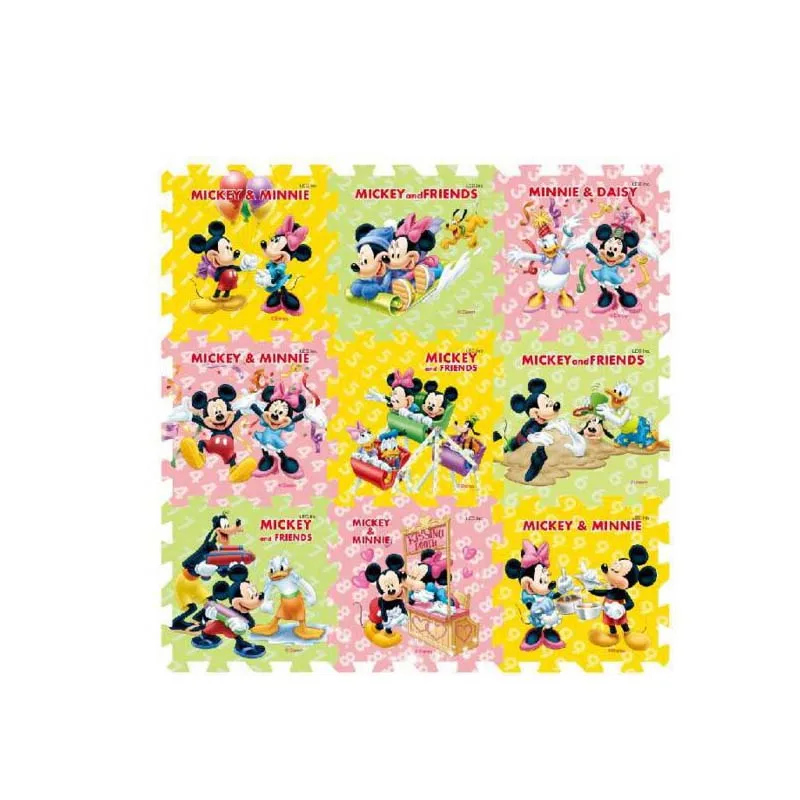 Stitching Crawling Mat 30x30 9 Pieces Mickey Minnie EVA Green Baby Game Pad Assembling Climbing Mat Baby Toy Mat Assembling
Stitching Crawling Mat 30x30 9 Pieces Mickey Minnie EVA Green Baby Game Pad Assembling Climbing Mat Baby Toy Mat Assembling