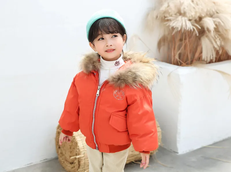 2019 Winter Boys Girls Down Jackets Hooded Outerwear Children Warm Thick Jacket Kids Clothes Outerwear Boy Girl Coats Ski Jacket (8)