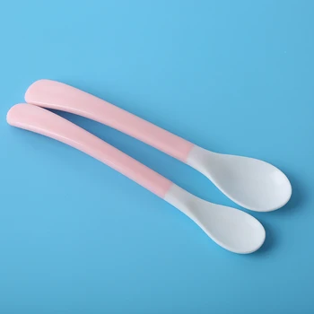 Tableware Safety Baby Head Spoon Soft Silicone Soft Key Cutlery Flatware Set Children Silicone Colorful Tableware 2 Pcs 
Tableware Safety Baby Head Spoon Soft Silicone Soft Key Cutlery Flatware Set Children Silicone Colorful Tableware 2 Pcs