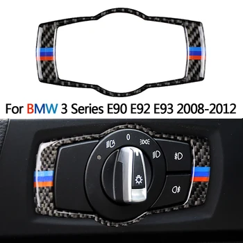 For BMW E90 E92 E93 2008-2012 Interior Real Carbon Fiber Headlight Switch Buttons Cover Trim Car Styling Stickers 3 Series 
For BMW E90 E92 E93 2008-2012 Interior Real Carbon Fiber Headlight Switch Buttons Cover Trim Car Styling Stickers 3 Series