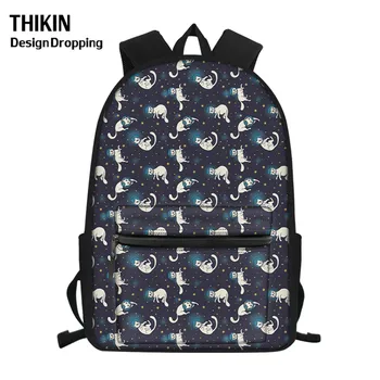 THIKIN School Bags for Kids Cat Astronaut Pattern Print Backpack Children's Book Bags with Animals Causal Women Travel Back Pack
THIKIN School Bags for Kids Cat Astronaut Pattern Print Backpack Children's Book Bags with Animals Causal Women Travel Back Pack