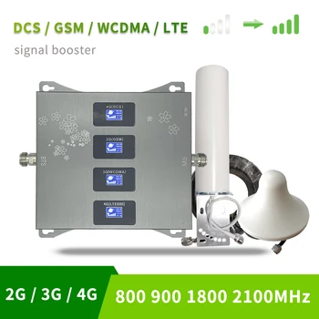 2G 3G 4G 800 900 1800 2100 Mhz Cell Phone Booster Mobile Signal Amplifier LTE Cellular Repeater GSM DCS WCDMA B1 B3 B8 B20
2G 3G 4G 800 900 1800 2100 Mhz Cell Phone Booster Mobile Signal Amplifier LTE Cellular Repeater GSM DCS WCDMA B1 B3 B8 B20