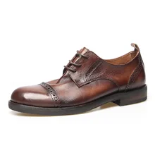 Handmade Genuine Leather Men Office Shoes Formal Business Casual Oxford Shoes Classic Vintage Male Brogue Shoes soft Moccasins
Handmade Genuine Leather Men Office Shoes Formal Business Casual Oxford Shoes Classic Vintage Male Brogue Shoes soft Moccasins