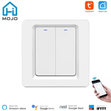 HIMOJO tuya EU Gang Smart Wall Switch Physical Button Switch Wireless Control Work with Alexa Google Home Switch Smart Home
HIMOJO tuya EU Gang Smart Wall Switch Physical Button Switch Wireless Control Work with Alexa Google Home Switch Smart Home