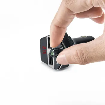 ST06 Portable Car MP3 Player FM Transmitter Wireless HandsFree Call Auto Power-off Dual USB Car Charger
ST06 Portable Car MP3 Player FM Transmitter Wireless HandsFree Call Auto Power-off Dual USB Car Charger