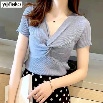 Women's Pullover Casual 2020 New Sexy Deep V Neck Sweater Slim Bottoming Sweaters Female Elastic Cotton Long Sleeve Tops Femme
Women's Pullover Casual 2020 New Sexy Deep V Neck Sweater Slim Bottoming Sweaters Female Elastic Cotton Long Sleeve Tops Femme