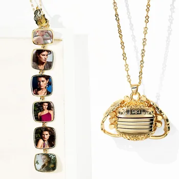 2020 New Arrival Personality Multilayer Can Put Memory Photo Frames Square Pendants Folded Locket Necklace Jewelry For Women
2020 New Arrival Personality Multilayer Can Put Memory Photo Frames Square Pendants Folded Locket Necklace Jewelry For Women