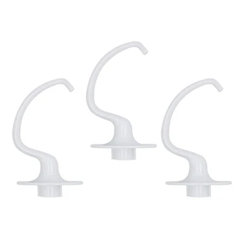 3Pcs K45DH Coated Anti-Stick Dough Hook Replacement for Kitchen Mixer Aid Ksm90 K45 KSM5 KSM500
3Pcs K45DH Coated Anti-Stick Dough Hook Replacement for Kitchen Mixer Aid Ksm90 K45 KSM5 KSM500