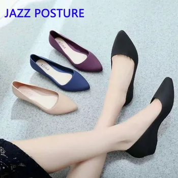 Spring transparent flat shoes; pointed summer ladies sandals; women's non-slip shoes waterproof shoes thick heel q499
Spring transparent flat shoes; pointed summer ladies sandals; women's non-slip shoes waterproof shoes thick heel q499