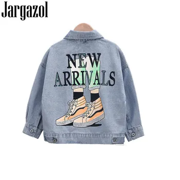 Fall Kids Clothes Cartoon Letter Denim Jacket Coats Fashion Teenagers Girls Tops 4-11 Years Children Sequin Jackets Coats
Fall Kids Clothes Cartoon Letter Denim Jacket Coats Fashion Teenagers Girls Tops 4-11 Years Children Sequin Jackets Coats