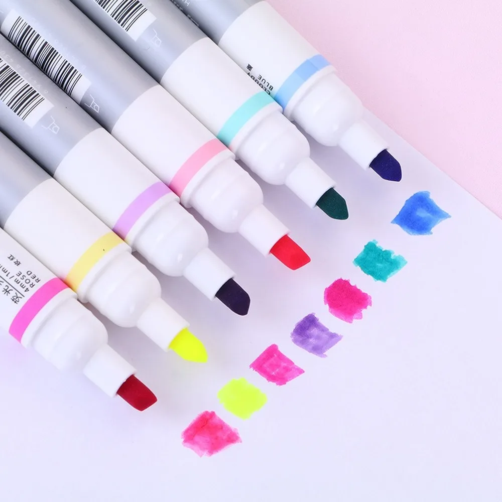 1Pcs 6 Color Marker Pens Large Capacity Color Double Head Erasable Highlighter Student Marker School Office Writing Supplies
1Pcs 6 Color Marker Pens Large Capacity Color Double Head Erasable Highlighter Student Marker School Office Writing Supplies