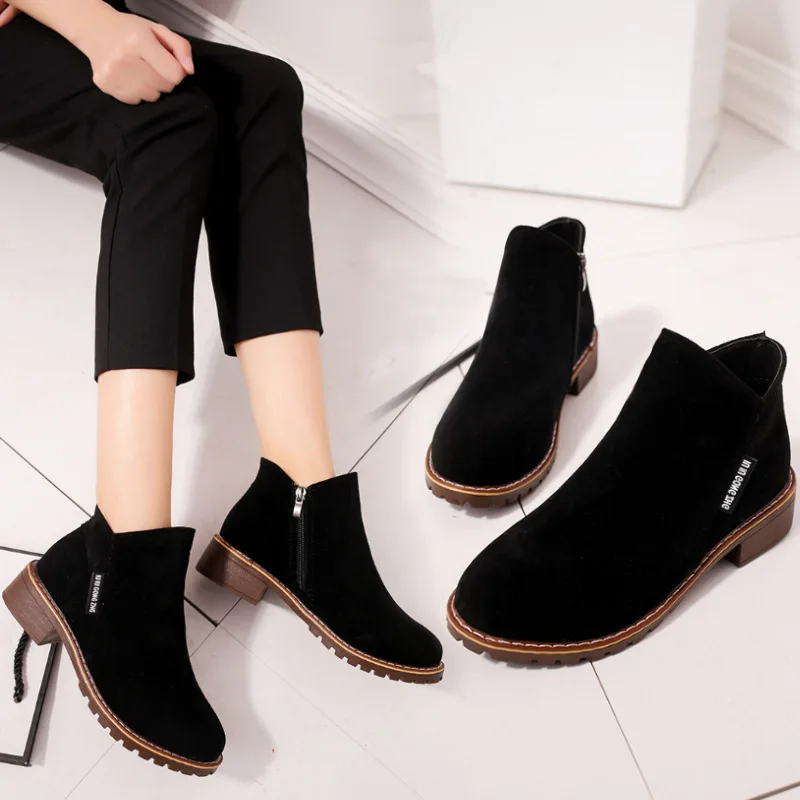 New Women's Boots Autumn Winter Boots Classic Zipper Snow Ankle Boots Winter Suede Warm Plush Women's Shoes Large 35-42
New Women's Boots Autumn Winter Boots Classic Zipper Snow Ankle Boots Winter Suede Warm Plush Women's Shoes Large 35-42