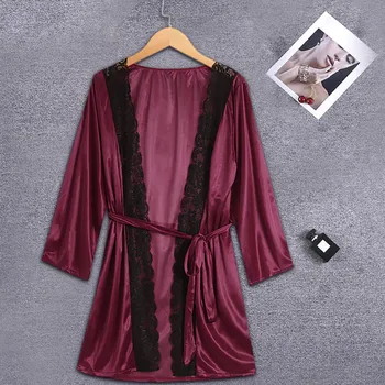 pyjamas women Sexy Ladies Robes Pyjamas Bride Sleepwear Babydoll Kimono Satin Silk Lace pajamas for women пижама женская
pyjamas women Sexy Ladies Robes Pyjamas Bride Sleepwear Babydoll Kimono Satin Silk Lace pajamas for women пижама женская