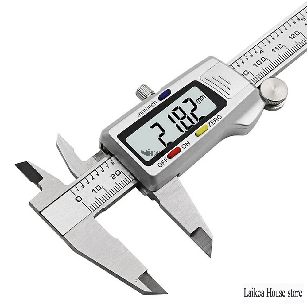 Digital Caliper Stainless Steel Electronic Digital Vernier Caliper 6 "150mm Metal Micrometer Measuring Tool Hand Tools Houshold
Digital Caliper Stainless Steel Electronic Digital Vernier Caliper 6 "150mm Metal Micrometer Measuring Tool Hand Tools Houshold