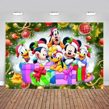 7x5FT Mickey Minnie Christmas Party Red Ball Gifts Pine Custom Photo Studio Photo Backdrops Backgrounds Vinyl Fabric Cloth
7x5FT Mickey Minnie Christmas Party Red Ball Gifts Pine Custom Photo Studio Photo Backdrops Backgrounds Vinyl Fabric Cloth